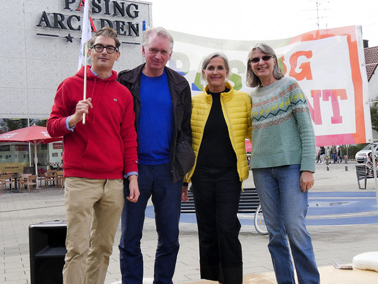 (v.l.n.r.) Raoul Koether, Christian Springer, Sandra Zerbin, Dr. Constanze Söllner-Schaar (Photo: Rüdiger Schaar)