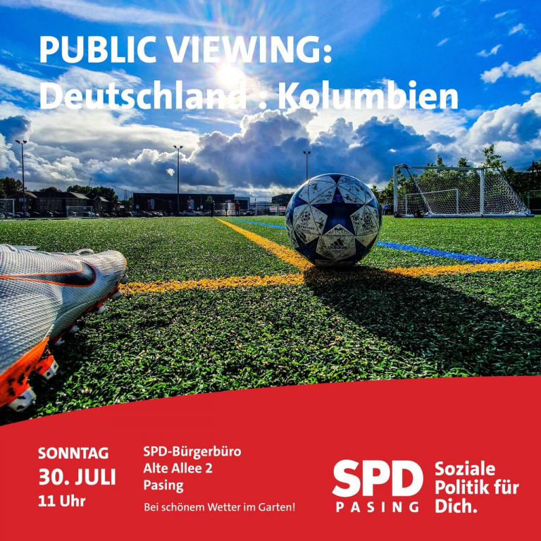 Public Viewing: Kolumbien-Deutschland